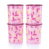 Tupperware (4 pcs) Petalz One Touch Canister Small 2.0L