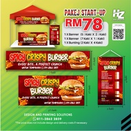 PAKEJ BANNER GERAI BURGER (READY DESIGN AVAILABLE)