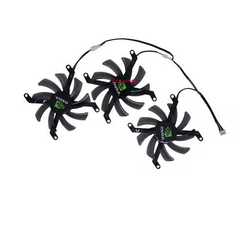 Graphics Card Fan,VGA Video GPU Cooler,3Pcs/Set,T129215SU,For ASL RTX 2080 Ti 2080Ti rtx2080ti Ares