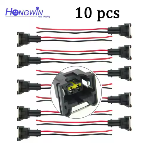 x5/10 Fuel Injector Connector Wiring Plugs Clips Boost Solenoid Valve Fit EV1 OBD1 Pigtail Cut & Spl