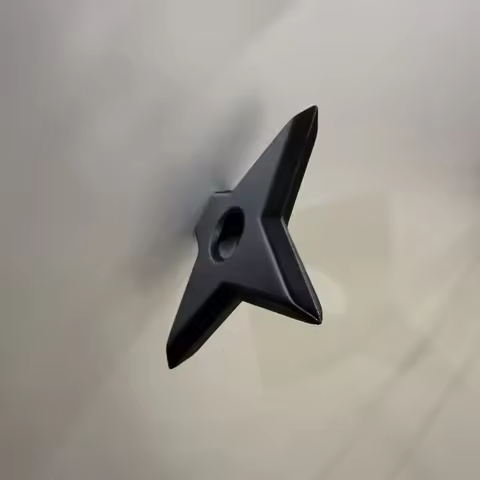 Novelty 3D Star Shaped Refrigerator Magnet, Anime Geometric Magnetic Decoration for Kitchen Fridge,