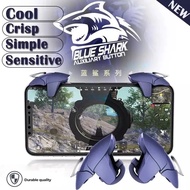 Gamepad Trigger Blue Shark Trigger L1 R1 Joystick Controller Game PUBG FF COD - Blue Shark Tombol
