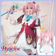 HYACINE Cosplay Anime HONKAI STAR RAIL HYACINTHIA Cosplay Costume Dress Wig Shoes Anime Party Carniv