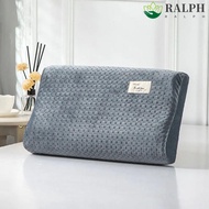 RALPH Memory Pillow Case, Waterproof 30x50cm Latex Pillowcase, Universal Solid Color Soft Cotton Pillow Cover Household