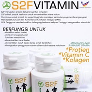 S2F Vitamin Besarkan Badan, bagus untuk binakan badan