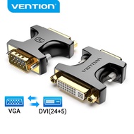 Vention VGA  to DVI  Adapter VGA Male to DVI-I 24+5 Female1080P 60HZ For TV PC Projector Extender Co