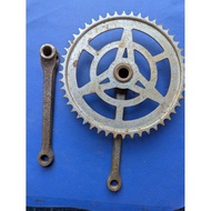 Front gear crank onthel t48 bicycle