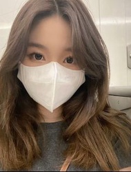 ❤️全新Unifree 白色百搭3D 三層瘦面防護口罩 (包平郵)