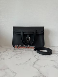 Hermes Halzan 25 89 Black 黑色 銀扣