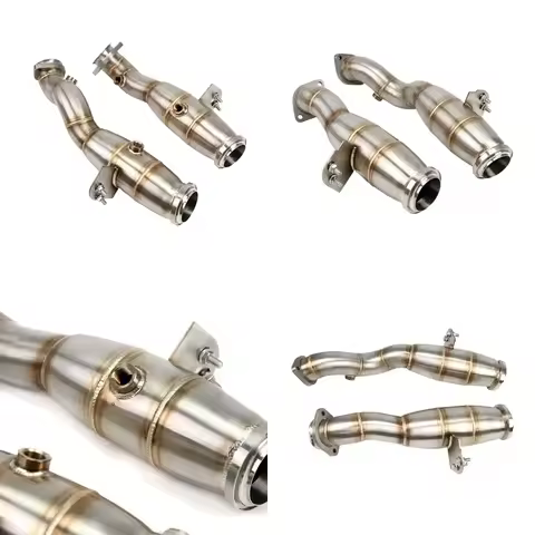 Exhaust Downpipe for 2016-2022 Mercedes Benz AMG C253 GLC43 M276 3.0TT
