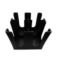 JE.ID Muranee Positive Four Grid Cup Holder / Akrilik Plastik Cup Holder 4 Cup / Rak Gelas Plastik 4