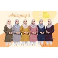 [ELLE ZAHRAA] Blouse Miss Elle 4 helai RM100