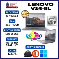 LAPTOP BARU MURAH ! LENOVO V14-IIL CORE I3-1005G1 RAM 12GB SSD 256GB