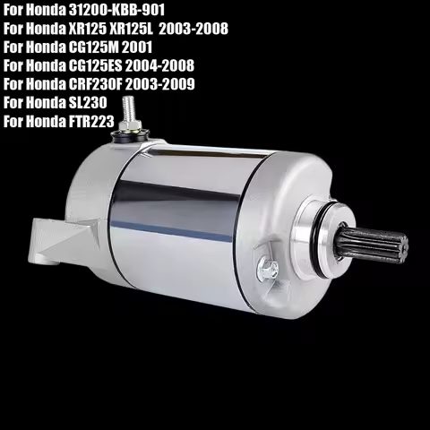Electrical Engine Starter Motor For Honda FTR223 SL230 CRF230F CG125ES CG125M XR125 XR125L 31200-KBB
