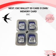 NEST. C6C WALLET SD CARD 512MB/ MEMORY CARD