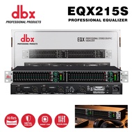dbx EQX215S Professional Graphic Equalizer, 2‑Channel 15‑Band Stereo Rack‑Mount Audio Equalizer for 