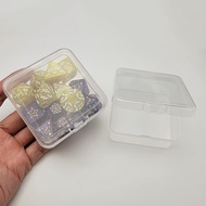 Transparent Transparent Plastic Dice Box, Suitable for DND Dice, D & D Role Playing Games, RPG Gifts