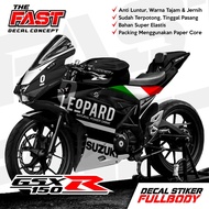 COD Available Fullbody Decal Sticker GSX 150r GSX-R Full Body Decal Sticker GSX 150r leopard Motif S