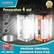 Lampu Emergency Lentera Emergency 4 Sisi 40watt PUSH ON YG-7977 Solar Anbolt Camping Tetap Nyala Lam