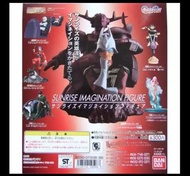 絕版Bandai 高達 Sunrise Imagination FIgure扭蛋 1set 6隻