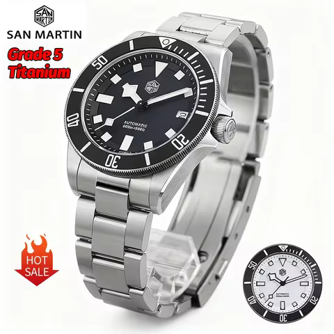 San Martin SN0121T Automatic Diving Watch 39mm Mechanical Watch AR Sapphire Waterproof 300M Grade5 T
