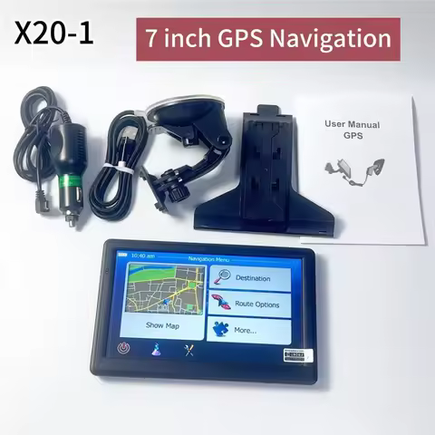 7-inch 8GB 256MB High-definition Screen Portable Car GPS Navigation System Supports 32GB TF Card Hig