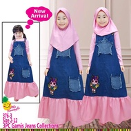 Over all / jeans dress for children aged 5-9 years