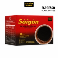 Saigon Italian-Style Espresso Black Coffee Instant Pure Soluble Coffee 20 Sachets × 2g (40g)