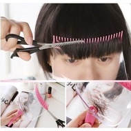 Fringe Trimming Handy Tool Grooved Trimmer DIY Comb Cut Hair Bangs