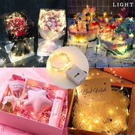 3 Modes LED Fairy Light Copper String Flashing 【1m 2m 3m】纽扣电池铜线灯New Year Christmas Wedding Home Party Outdoor Decoration