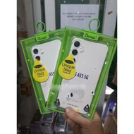 Transparent silicone case for samsung A55 5G genuine ou case