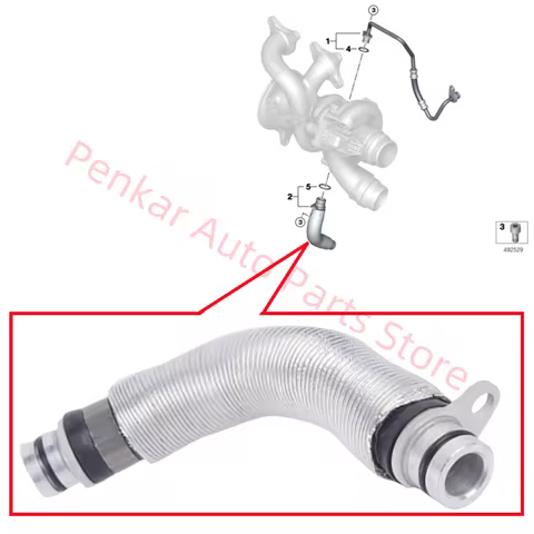 11428679020 Engine Turbo Oil Return Pipe For BMW G20 G21 G30 G31 G32 G11 G12 G14 G15 G16 G01 G02 G05