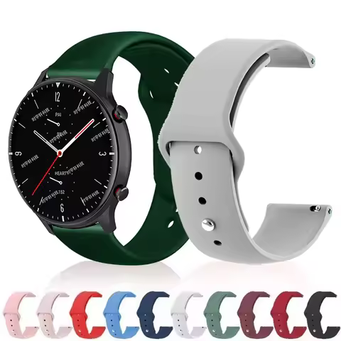 22mm Bracelet Silicon Pемешок GTR4 Bands For Huami Amazfit GTR 3 Pro GTR 4 Watch Straps GTR3/GTR2/2e