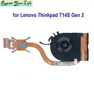 Laptop CPU Heatsink Fan For Lenovo ThinkPad T14s Gen 2 20WM 20WN Cooling Heat Sink Fans 5H41B77174 5