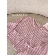 Fwdaily - Lucy Cardigan ( Knit Cardy Crop- Cable Knit- Cardy Wanita Kancing)