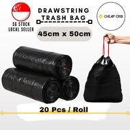 Premium Drawstring Garbage Bag/ Trash Bag/ Rubbish Bag/ Plastic Bag/ Dustbin