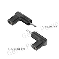 【100%-original】 65W 90W 100W USB Type C PD to DC 4.5x3.0 7.4x5.0 4.0x1.35 5.5x2.5 5.5x1.7 3.0x1.1mm