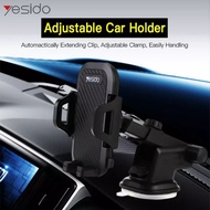 YESIDO C23 UNIVERSAL CAR PHONE HOLDER DASHBOARD WINDSHIELD CAR MOUNT BRACKET SUCKER MOBILE PHONE HOL