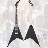 Jackson傑克遜JS 系列 Rhoads JS32T啞光黑色叉子異形燕尾電吉他【葡東樂器】