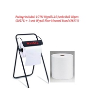 1CTN Wypall L10 Jumbo Roll Wipers (20271) +1 Unit Wypall Floor Mounted Stand(80585)