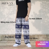 (Pants with pockets) unisex elephant brocade pants, SIZE, Thai linen, pants for men, linen pants men