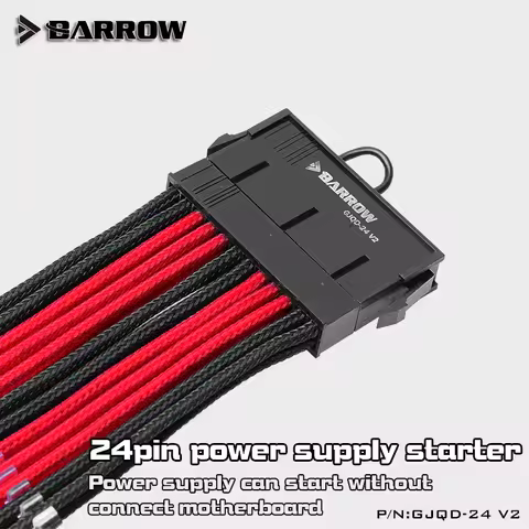 Barrow PC water cooling 24pin power starter for 12V 5V pump lighting started without the main board 