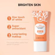 GMEELAN Sea Buckthorn Gluta Whitening Lazy Cream – Instant Brightening Tone-Up Cream, Long-Lasting