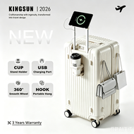 Luggage Bag 20/24/28inches Suitcase 7kg Hand Carry Luggage with Cup Holder Suitcase Beg