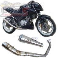 Exhaust exhaust FZ150i racing FZ150i FZ150i Vixion New Vixion old exhaust Arrow Pro Race full system