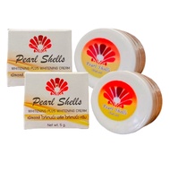 (2 กระปุก x 5g) Pearl shells whitening cream ครีมเพิร์ลเชลล์ Pearlshell ครีมกลางคืน night cream ครีมกลางคืน ของแท้ ถูกมาก