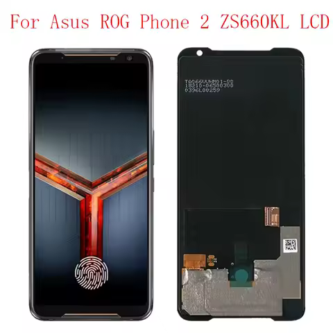 6.59" AMOLED For Asus ROG 2 Phone II ZS660KL LCD Display Touch Screen Digitizer Assembly For ASUS RO
