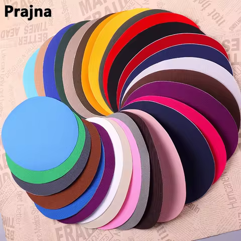 30 color 2pcs Elbow Patches Knee Applique Patch Jean Iron on Patch Repair Pants Apparel DIY Fabric S
