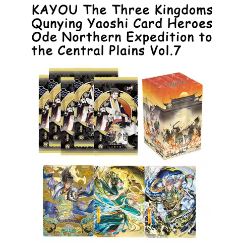 KAYOU Three Kingdoms Heroes Ode Northern Expedition Vol.7 Booster Box Premium Trading Cards Official
