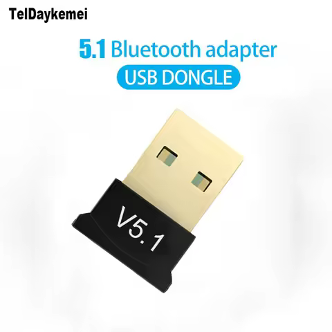 5.1 Bluetooth Adapter USB Bluetooth Receiver Win8/8.1/10/11 Driver-Free Support Multiple Devices Sim